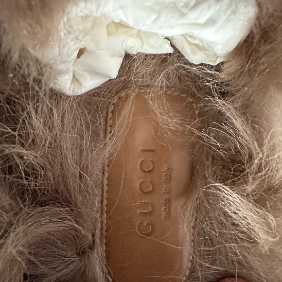 Gucci Princetown Loafers with Fur. Size 38 - Picture 2 of 4